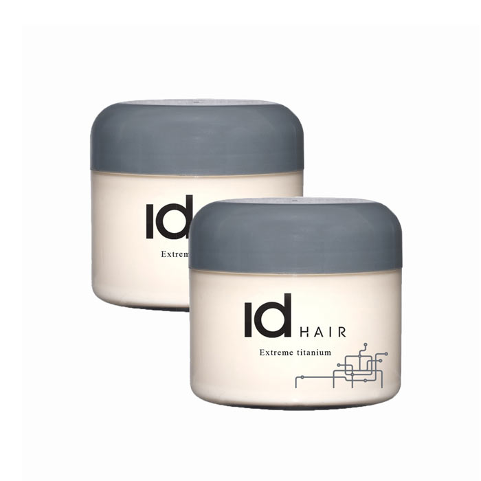 2-pack ID Hair Extreme Titanium Wax 100ml