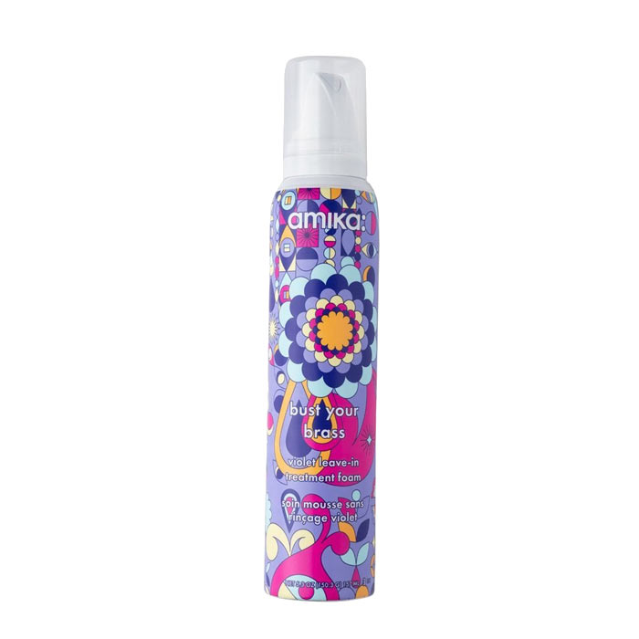 Amika Bust Your Brass Violet Leave-In Treatment Foam 157ml