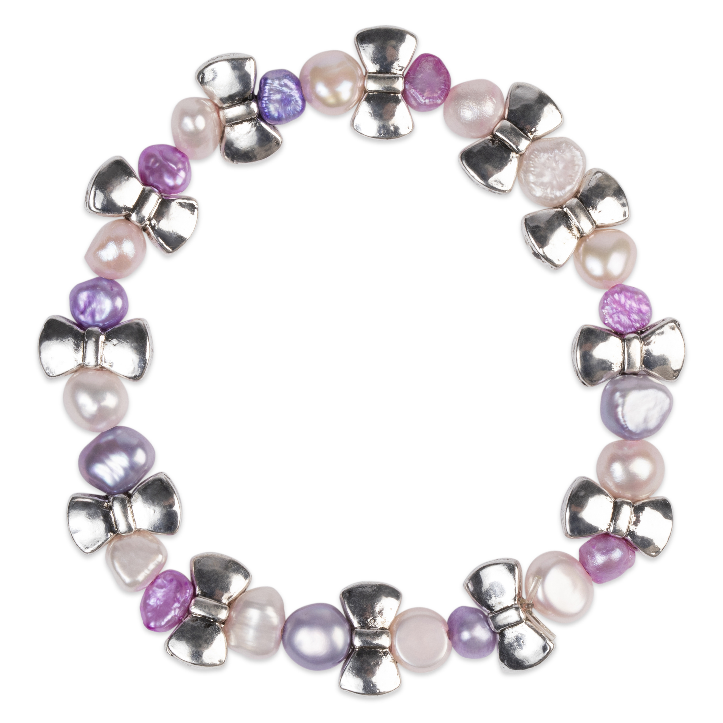 Barnsmycke pfg Stockholm Pearls Kids-Bow Pearl Bracelet 11008-12