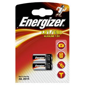 Batteri Energizer Alkaline LR1/E90, 2/fp