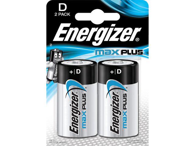 Batteri ENERGIZER Max Plus D 2/FP