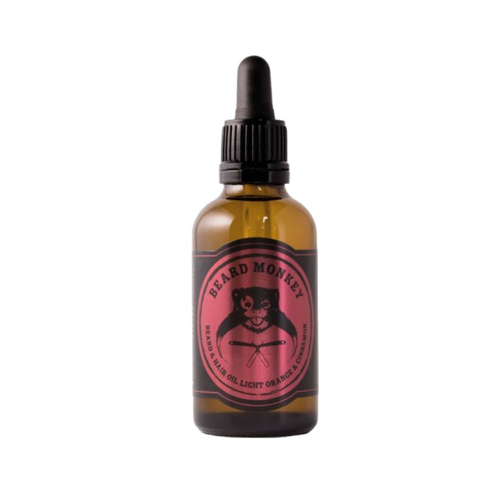 Beard Monkey Beard & Hair Oil Light Orange & Cinnamon 50ml