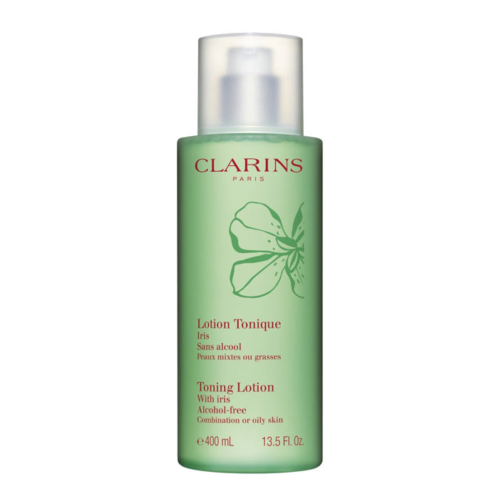 Clarins Toning Lotion With Iris Combination Oily Skin 400ml