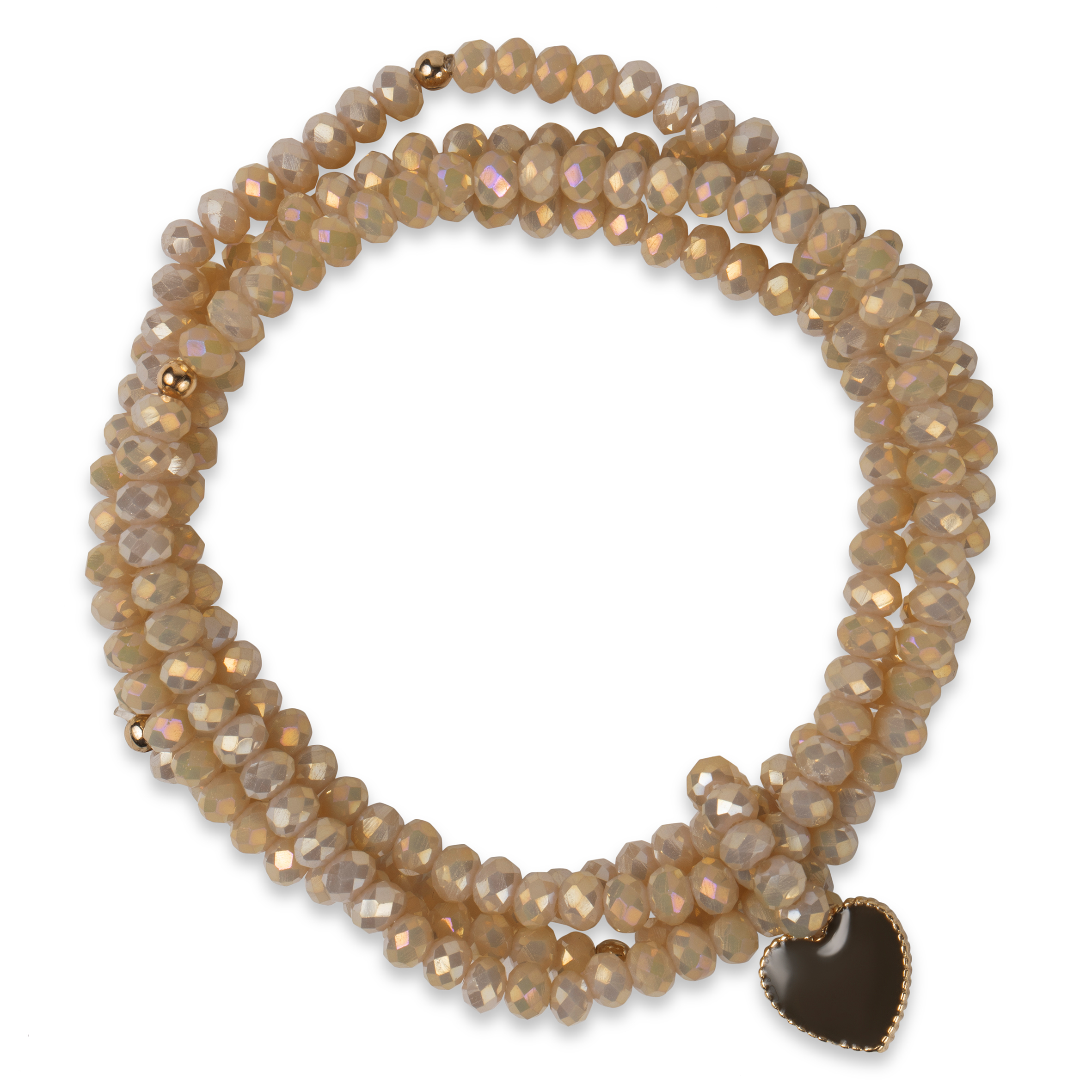 Damsmycke pfg Stockholm Pearls for Girls-Sparkly Heart Bracelet 94940-04