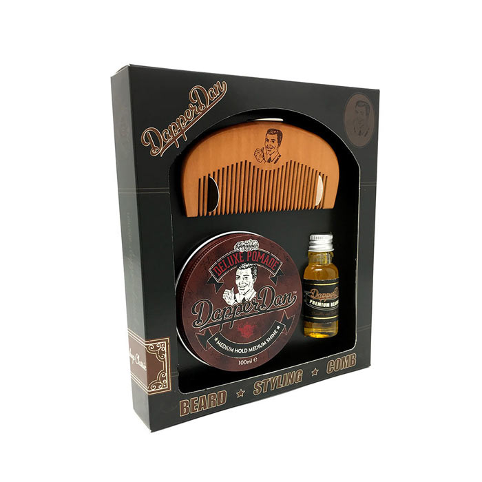 Dapper Dan Hairy Man Combo Gift Set - Deluxe Pomade