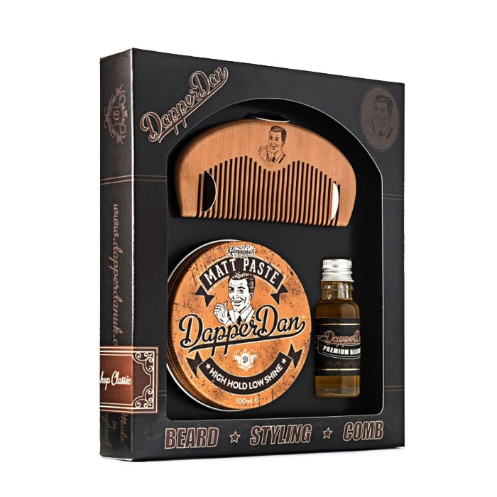 Dapper Dan Hairy Man Combo Gift Set - Matt Paste