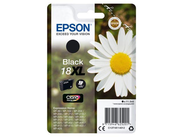 Epson 18XL - 11.5 ml - XL - svart - original
