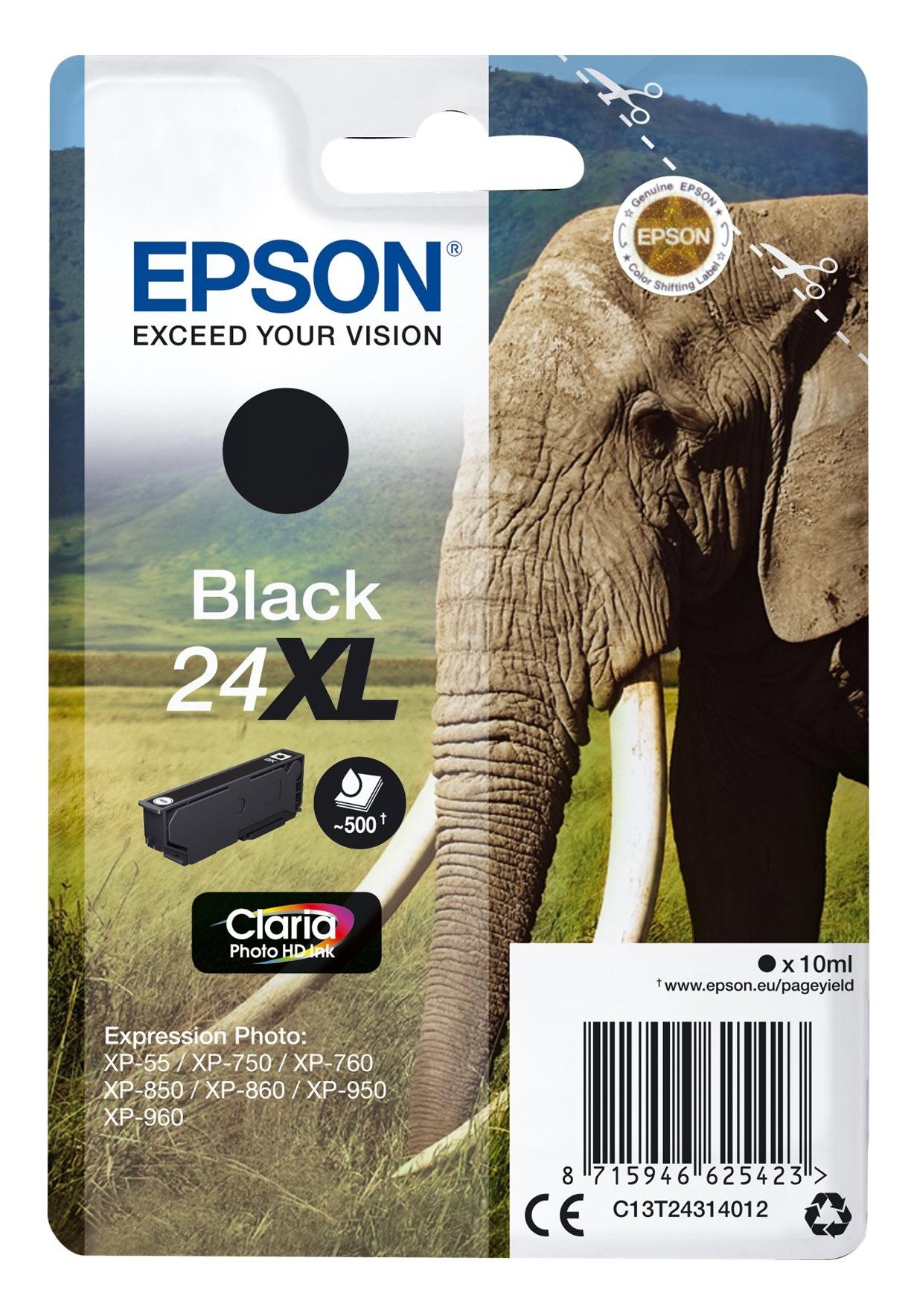 Epson 24XL - 10 ml - XL - svart - original