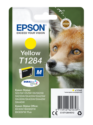 Epson T1284 - 3.5 ml - M-storlek - gul