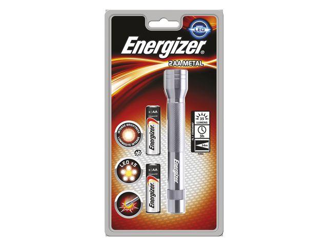 Ficklampa ENERGIZER Metall LED, 2 AA