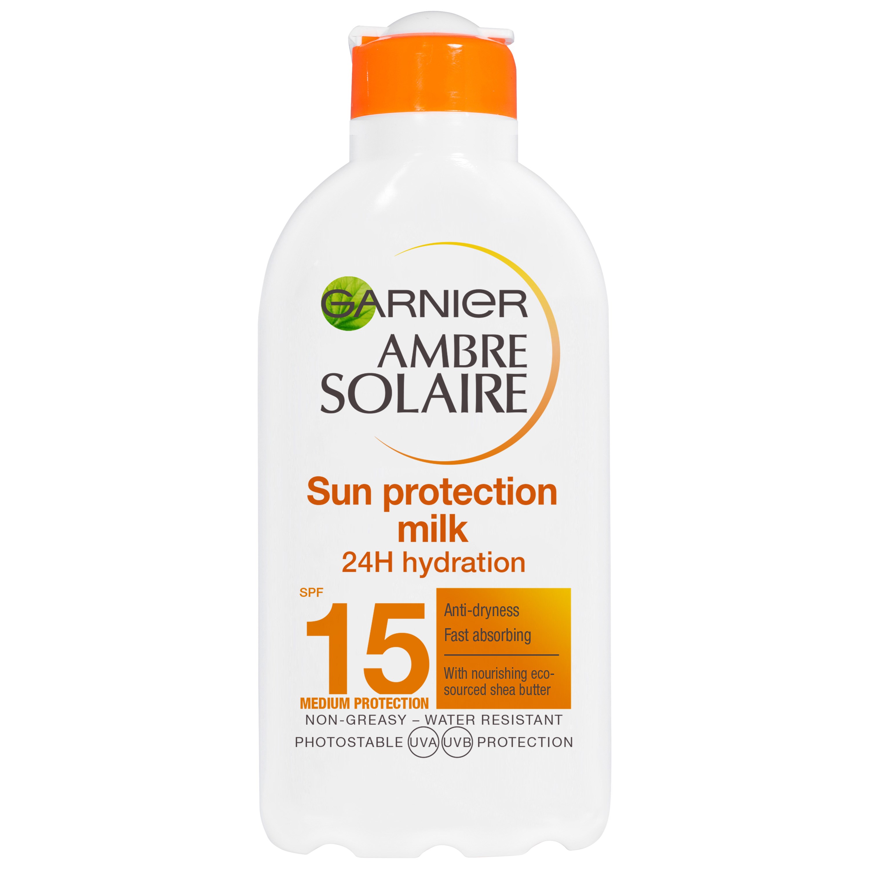 Garnier Ambre Solaire Sun Protection Milk 24 Hydration SPF 15 200 ml