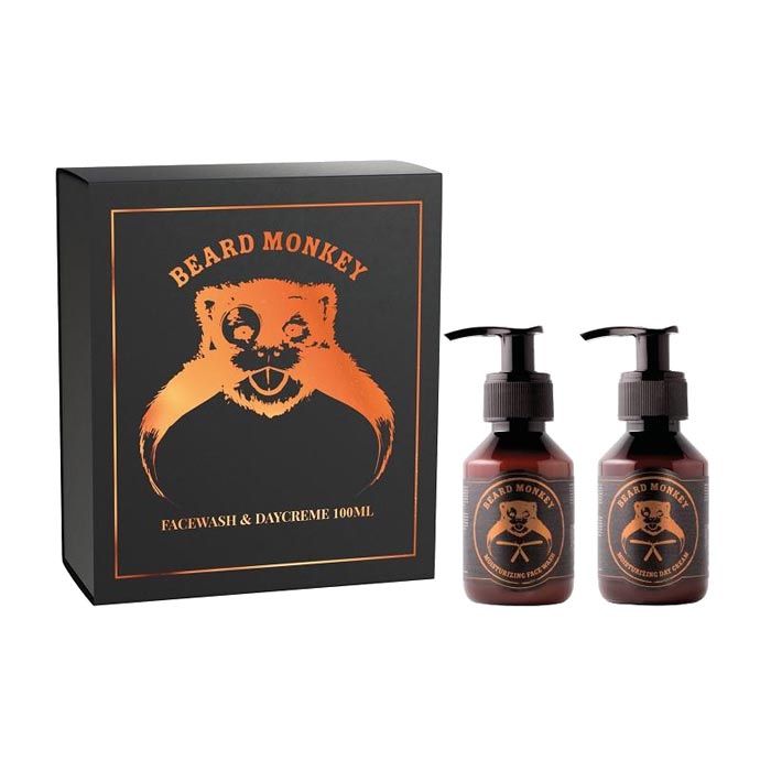Giftset Beard Monkey Facewash 100ml & Daycreme 100ml