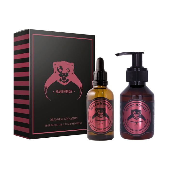 Giftset Beard Monkey Orange Cinnamon