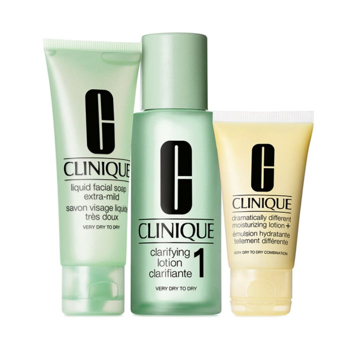 Giftset Clinique 3 step Skin Care System 1