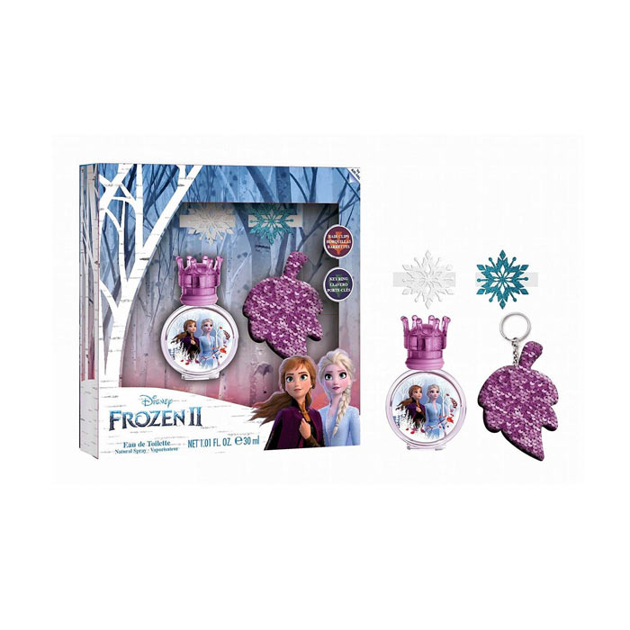 Giftset Disney Frozen II Edt 30ml + Hair Clips + Key Ring