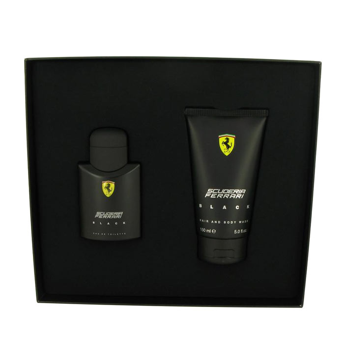 Giftset Ferrari Scuderia Black Edt 75ml