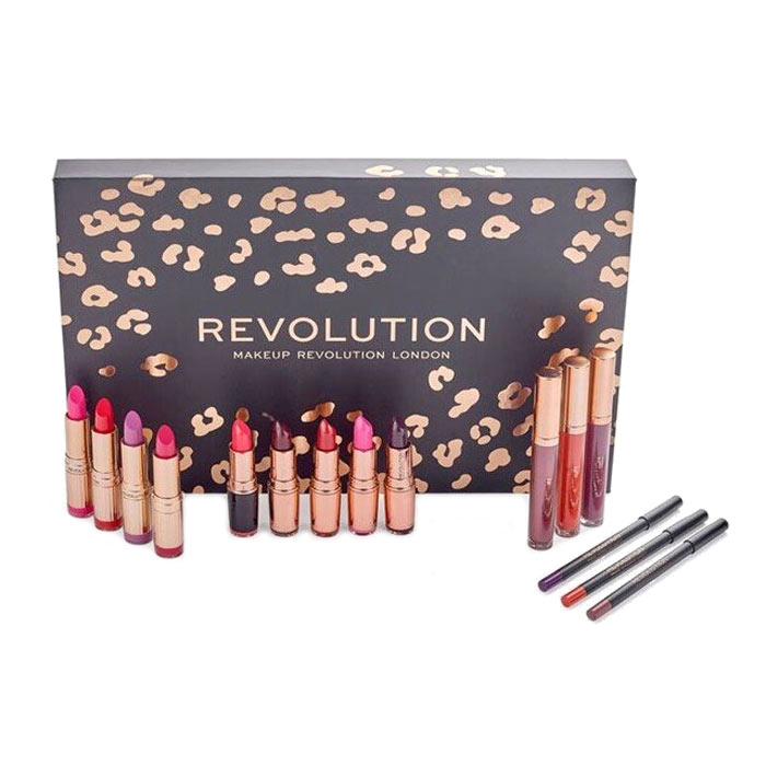 Giftset Makeup Revolution Lip Revolution Reds