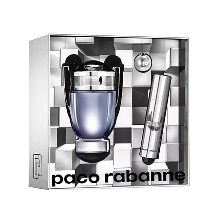 Giftset Paco Rabanne Invictus Edt 50ml + Edt 10ml