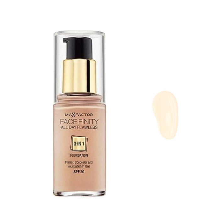 Max Factor Facefinity 3 In 1 Foundation 33 Crystal Beige