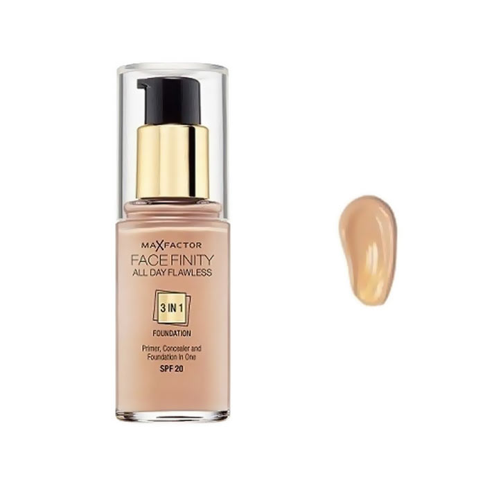 Max Factor Facefinity 3 In 1 Foundation 60 Sand
