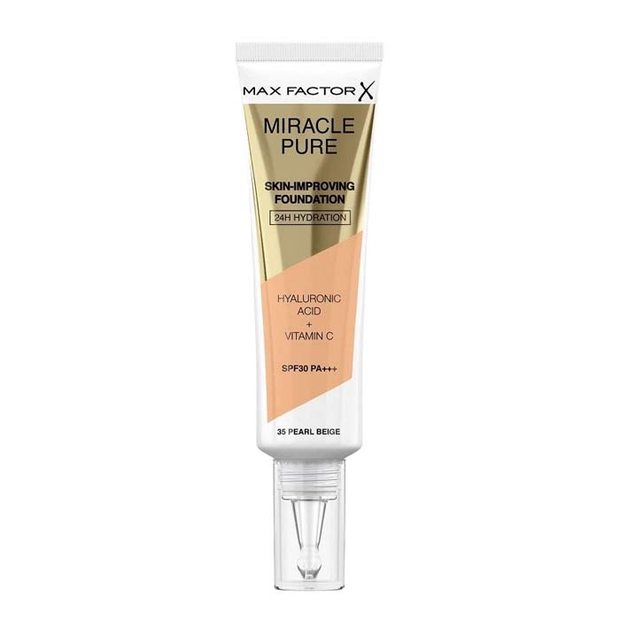 Max Factor Miracle Pure Skin-Improving Foundation 35 Pearl Beige 30ml