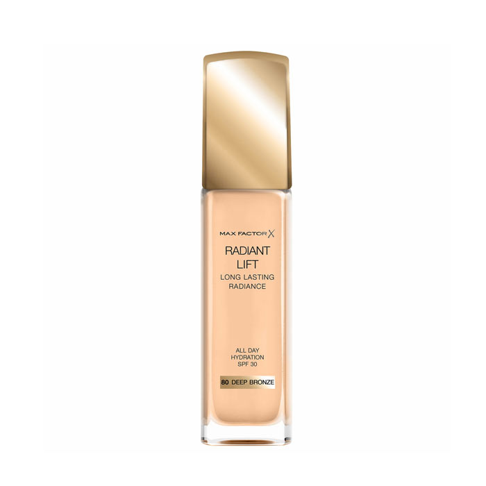 Max Factor Radiant Lift Foundation 30ml - 80 Deep Bronze