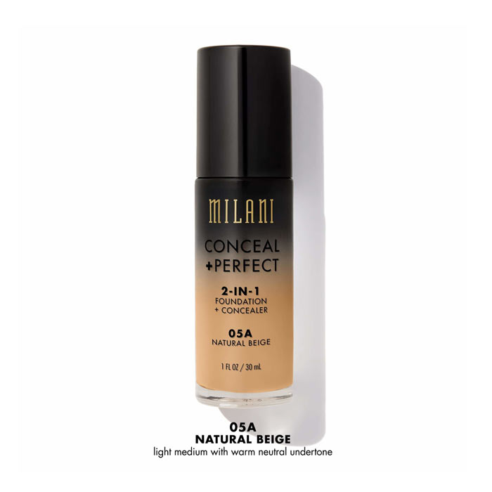 Milani Conceal+Perfect Liquid Foundation - 05A Natural Beige