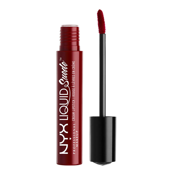 NYX PROF. MAKEUP Liquid Suede Cream Lipstick - Cherry Skies