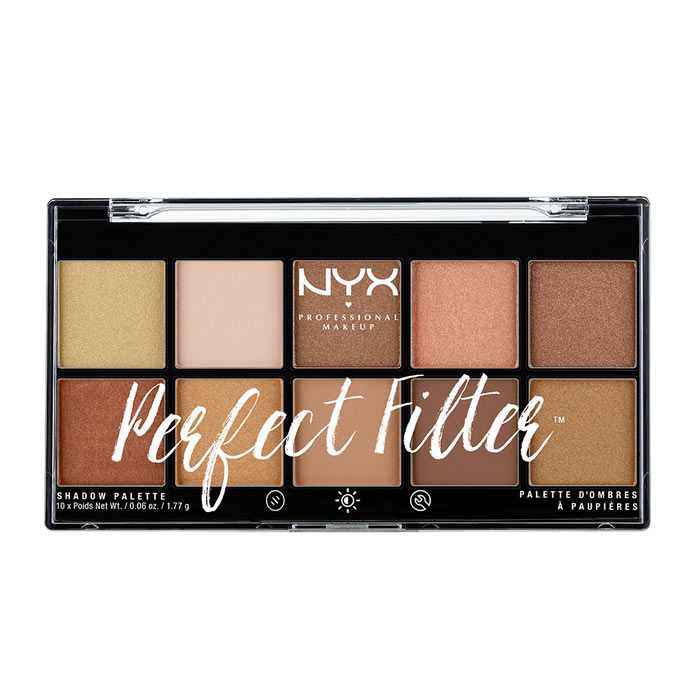 NYX PROF. MAKEUP Perfect Filter Shadow Palette Golden Hour