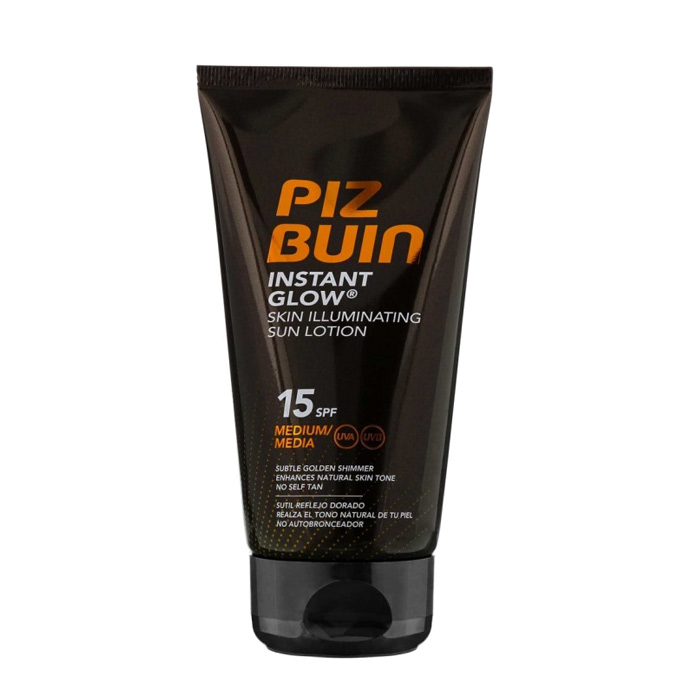 Piz Buin Instant Glow Skin Illuminating Sun Lotion SPF15 150ml