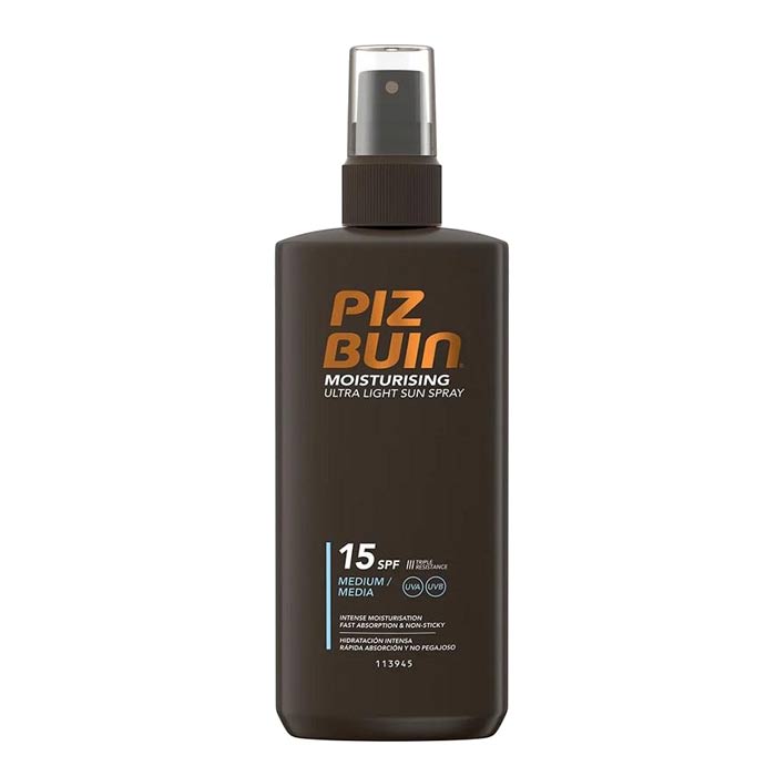 Piz Buin Moisturising Ultra Light Sun Spray SPF15 200ml