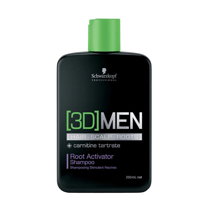 Schwarzkopf 3D Men Root Activator Shampoo 250ml