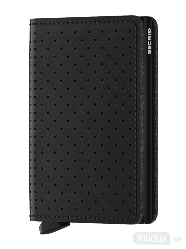 SECRID Slimwallet Perforated Black SPf-Black