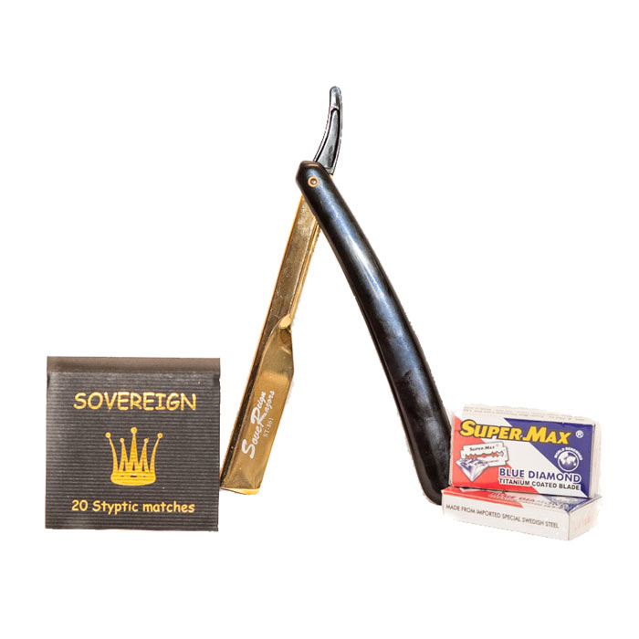 Sovereign Premium Gift Set Black Gold Slider knife
