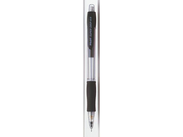 Stiftpenna PILOT Super Grip 0,5 Svart, 12st