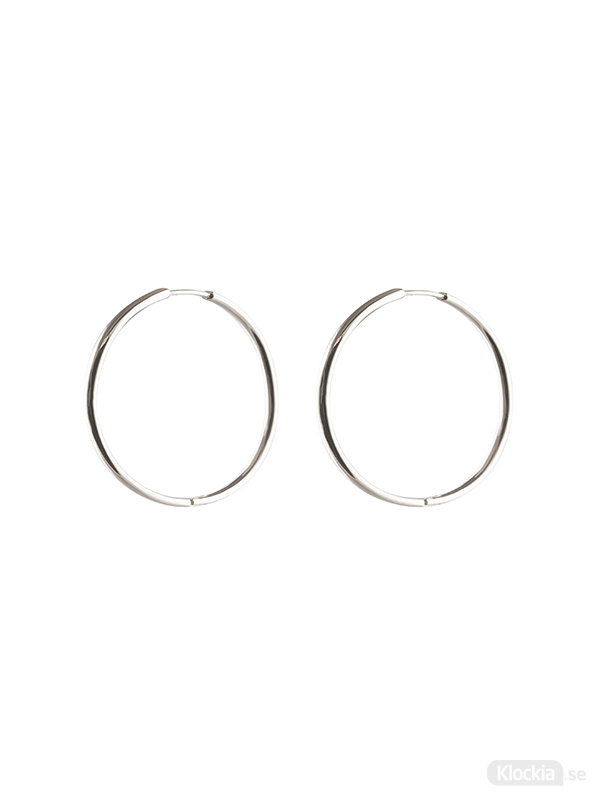 Syster P Örhängen Medium Hoops Beloved - Silver ES1132