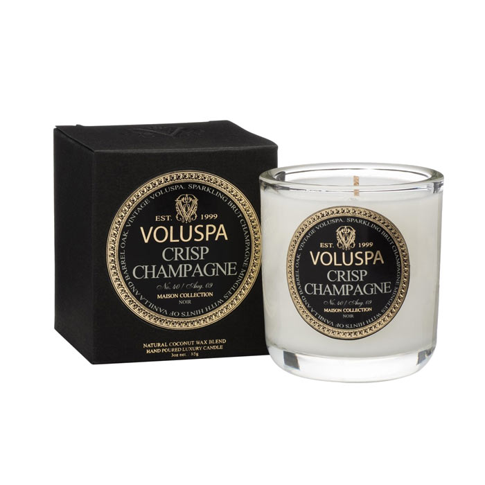 Voluspa Classic Maison Boxed Votive Candle Crisp Champagne 85g