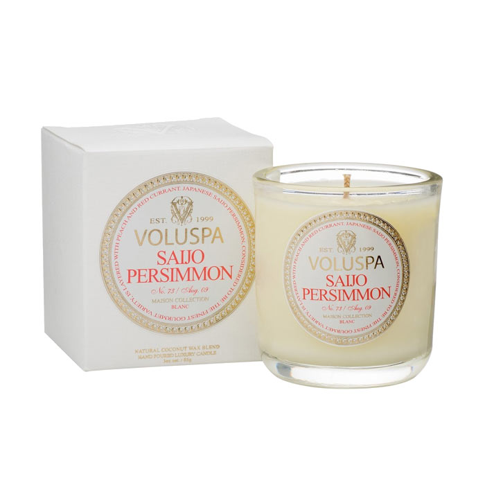 Voluspa Classic Maison Boxed Votive Candle Saijo Persimmon 85g