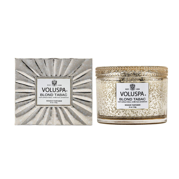 Voluspa Corta Maison Glass Candle Blonde Tabac 312g