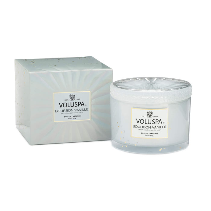 Voluspa Corta Maison Glass Candle Bourbon Vanille 312g