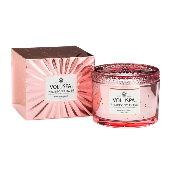 Voluspa Corta Maison Glass Candle Prosecco Rose 312g