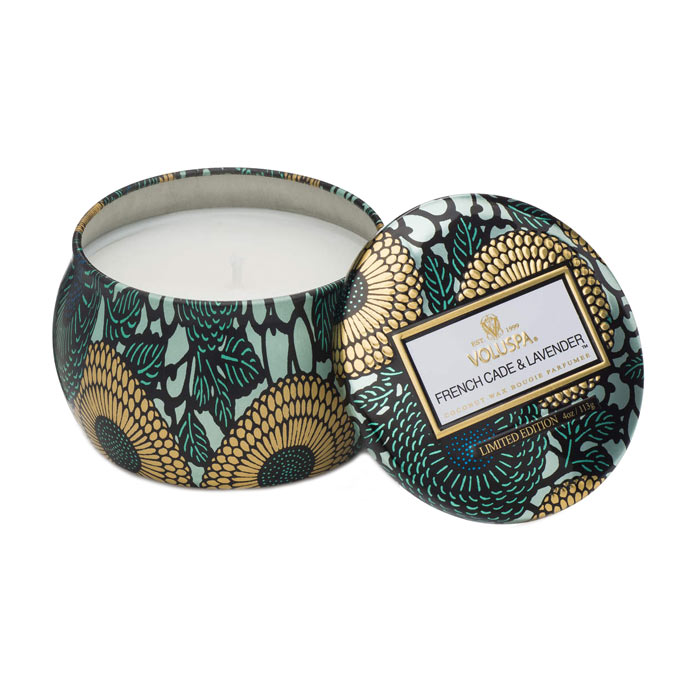 Voluspa Decorative Tin Candle French Cade & Lavender 113g