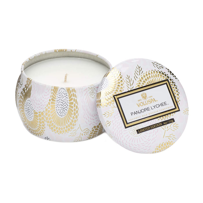 Voluspa Decorative Tin Candle Panjore Lychee 113g