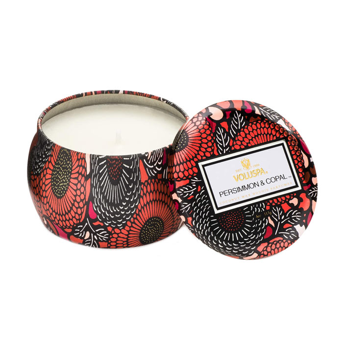 Voluspa Decorative Tin Candle Persimmon & Copal 113g