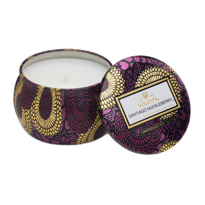 Voluspa Decorative Tin Candle Santiago Huckleberry 113g