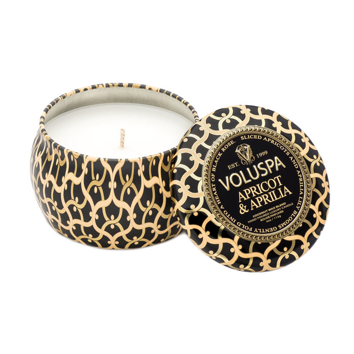 Voluspa Maison Decorative Tin Candle Apricot & Aprilia 113g