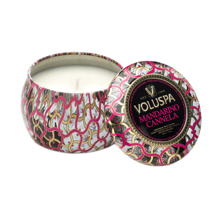 Voluspa Maison Decorative Tin Candle Mandarino Cannela 113g