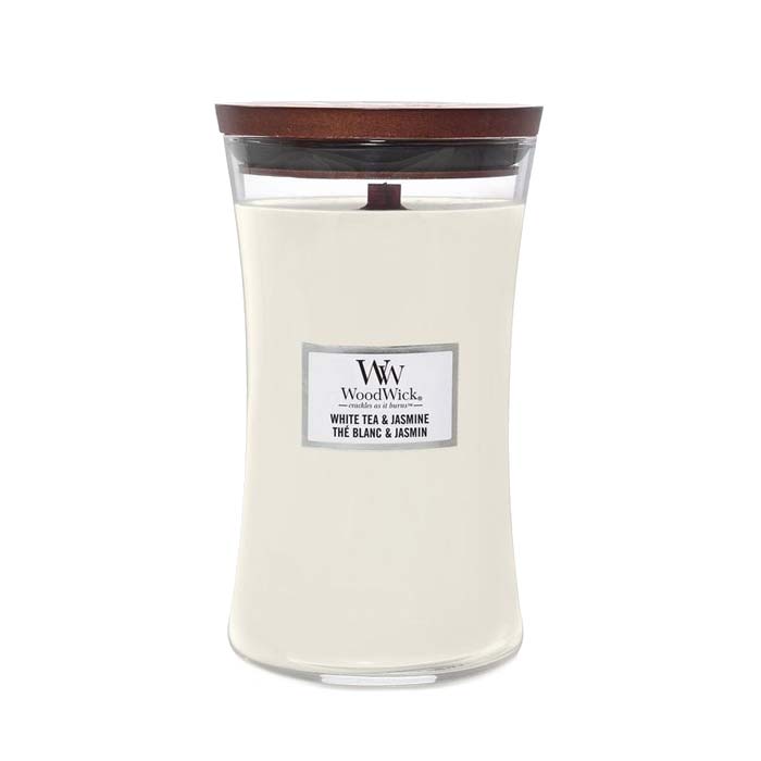 WoodWick Large - White Tea & Jasmine