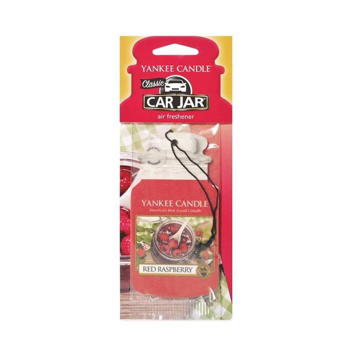 Yankee Candle Car Jar Air Freshener Red Raspberry