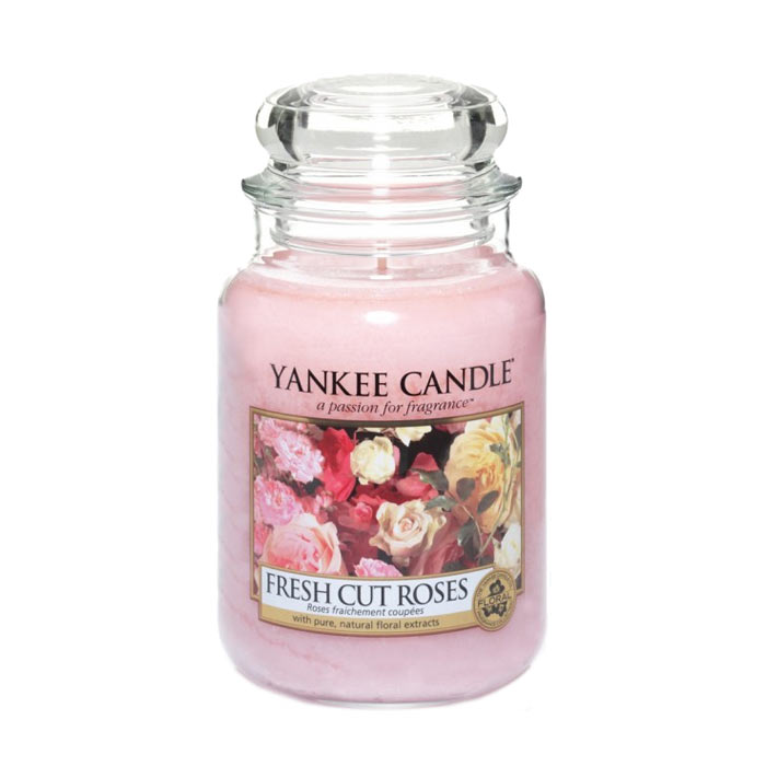 Yankee Candle Classic Large Jar Fresh Cut Roses Candle 623g